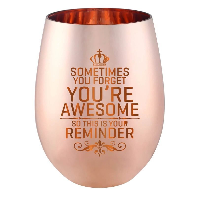 Thank You, Inspirational Wine Glass for women 4